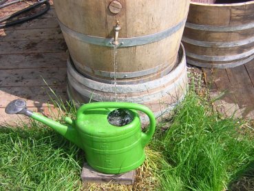 Preview: Holzfass 225 Liter medium, Wasserfass